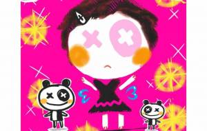 ✕パンダ(バッテンパンダ)が変身中! - 万煉(まれん)