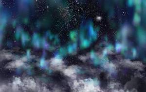 starry sky - wasabi