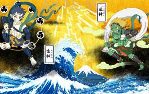 TAKE版『風神雷神図』 - TAKE