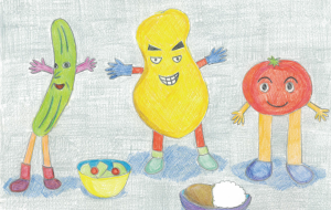 野菜三兄弟 - 一石島伊那