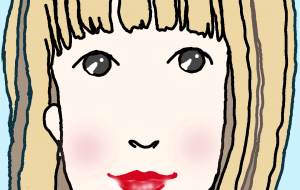 ロングヘアーの女の子 - ハヤシダ ヨウコ