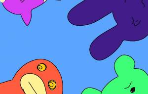 あれ?不思議な色のどうぶつたち - 宇佐山彩葉