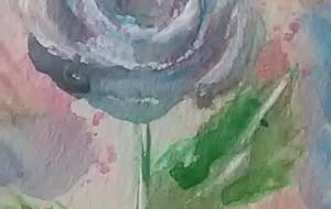 「ブルーフラワーローズガーデン 」 - サオリ