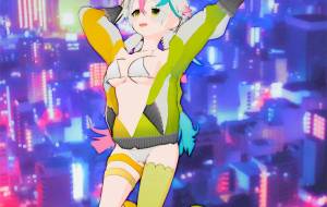 ジャンプする少女 - まると