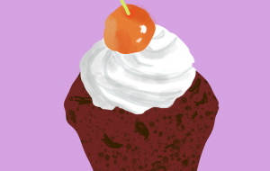 さくらんぼのカップケーキ - nao.k