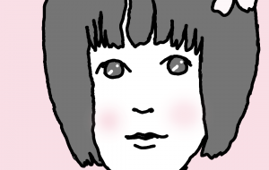花と女の子 - ハヤシダ ヨウコ