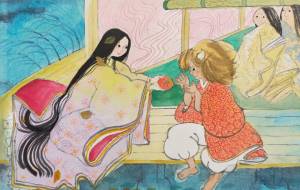 お姫様から貰った柿 - 伊藤無垢