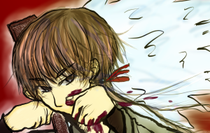 「力尽きたか…」 - もりの さくら