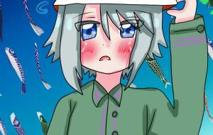 はじめての折り紙兜 - ゆみ