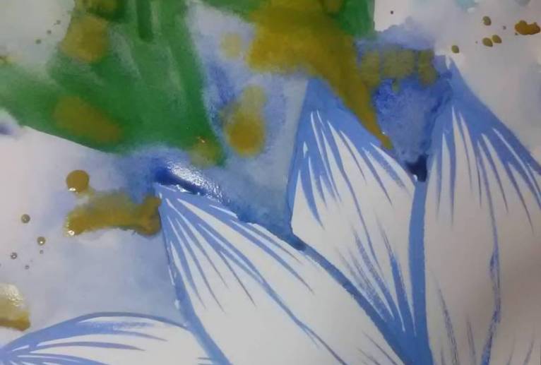 「静かな池の蓮」 - サオリ 