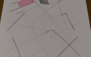 抽象画(ねこもどき) - 天音