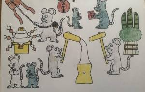 1月 - 白と黒を和える