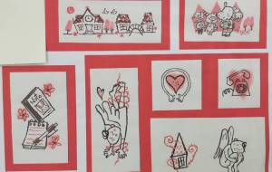 2色カットイラスト 1 - 伊藤無垢