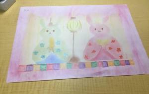 うさぎのひなまつり - 雪だるま