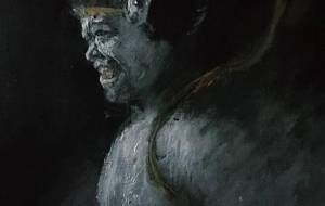 現代絵巻日本画写実画仏師日本写実画アート(過去作品撮影違い作品) - 真鍋哲地