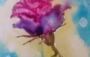 「アッシュグレイの淡い水色の泡の中で…」 - サオリ