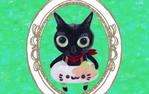 額縁と猫 - ナトリ ユカリ
