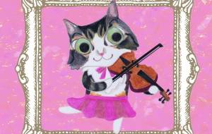 額縁と猫 - ナトリ ユカリ