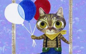 額縁と猫 - ナトリ ユカリ