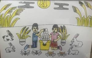 9月 - 白と黒を和える