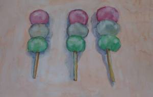 三色団子 - まかろんちゃん