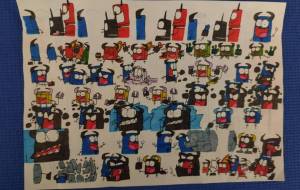 プリント裏に落書き - N-hrt