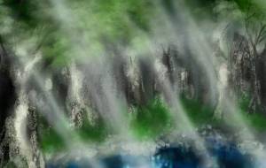 Summer Forest - wasabi