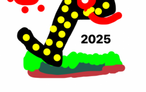 蛇ちゃん - 【イベント】2025年巳年年賀状NSQ×障がい者アート協会デザインコンテスト