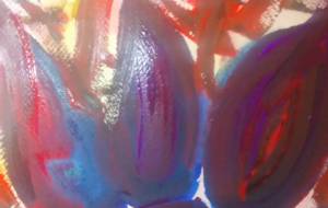 「闇夜の蓮の花」 - サオリ