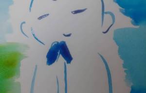 「青色の静かな怒りに……………」 - サオリ