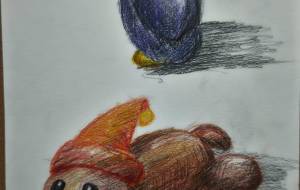 くまさんとカラス - とよ