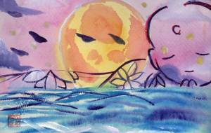 「懐かしく悲しい気持ちを海の彼方まで宇宙の彼方まで・・・・・・。」 - サオリ