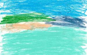 2024奄美の海 - 桜と空