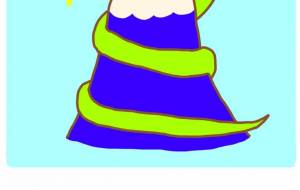 ぐるぐるヘビさんの富士登り - 【イベント】2025年巳年年賀状NSQ×障がい者アート協会デザインコンテスト 