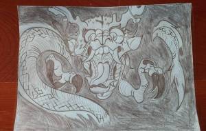 ドラゴン - まるいおっさん