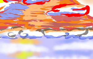 日の出富士 - 【イベント】2025年巳年年賀状NSQ×障がい者アート協会デザインコンテスト