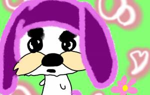 たれ耳帽を被った、もくちゃん。 - ゆっこ