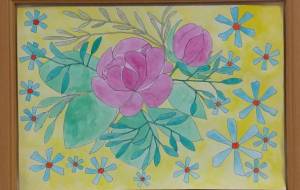 花だん - 太陽と月