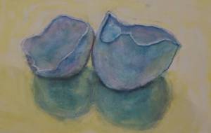 卵の殻 - まかろんちゃん