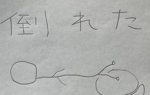 倒れた - 名もなき米3号