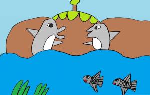 イルカと仲間たち - 工房はんど syu-mi