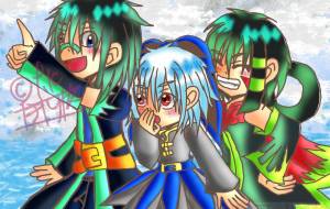 お散歩トリオ - きりなが万葵