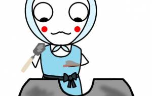 ぷにちゃんかまど作りになおし方 - しずく