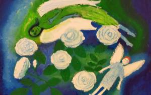 白いバラの花 - 伊藤無垢