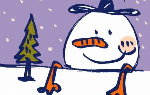 巨大な雪だるま - 空叶論