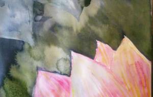 「朝露に咲く蓮の花」 - サオリ