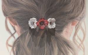 お花のポニーフック - 宇宙くらげ