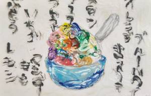 レインボーかき氷 - まかろんちゃん