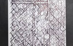 叫び(線描小品 2) - 灯春(とうしゅん)