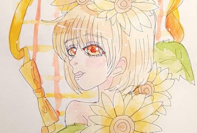 sunflower girl